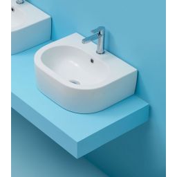 Kerasan Flo umywalka 50x40 cm biała 314101