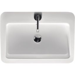 Kerasan Ego umywalka 60x43 cm prostokątna biała 324201