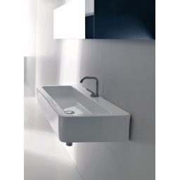 Kerasan Ego umywalka 90x43 cm prostokątna biała 325101