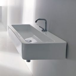 Kerasan Ego umywalka 90x43 cm prostokątna biała 325101