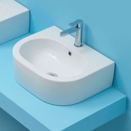 Kerasan Flo umywalka 50x40 cm biała 314101