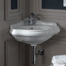 Kerasan Retro umywalka 41x41 cm ścienna biała 103201