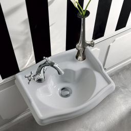 Kerasan Retro umywalka 41x32 cm ścienna biała 103301