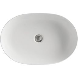 Kerasan Lavabo umywalka 60x40 cm nablatowa owalna ferro mat 534389