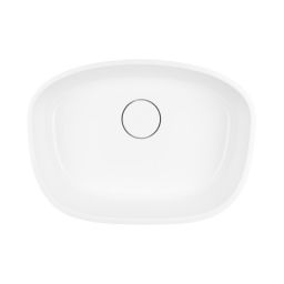 Ksuro 01 umywalka 50x36 cm nablatowa owalna biała 20000000