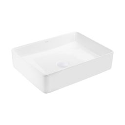 Ksuro 100 umywalka 47x36 cm nablatowa prostokątna z powłoką Intelligent Coat biała 20804000