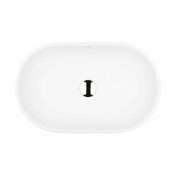 Ksuro 101 umywalka 51,5x32,5 cm nablatowa owalna z powłoką Intelligent Coat biała 20805000