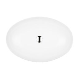 Ksuro 102 umywalka 61,5x41,5 cm nablatowa owalna z powłoką Intelligent Coat biała 20806000