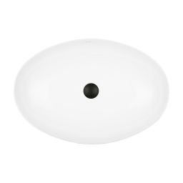 Ksuro 102 umywalka 61,5x41,5 cm nablatowa owalna z powłoką Intelligent Coat biała 20806000