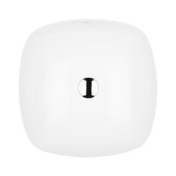 Ksuro 103 umywalka 40x40 cm nablatowa kwadratowa z powłoką Intelligent Coat biała 20807000