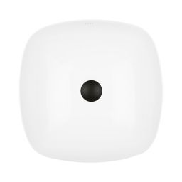 Ksuro 103 umywalka 40x40 cm nablatowa kwadratowa z powłoką Intelligent Coat biała 20807000