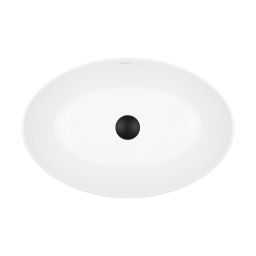Ksuro 104 umywalka 52x34,5 cm nablatowa owalna z powłoką Intelligent Coat biała 20810000