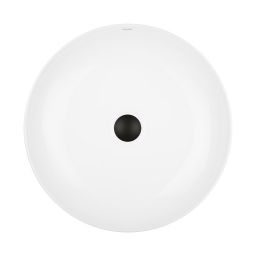 Ksuro 105 umywalka 49 cm nablatowa okrągła z powłoką Intelligent Coat biała 20811000