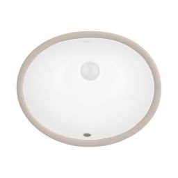 Ksuro 108 umywalka 38x30 cm owalna podblatowa biała 20013000