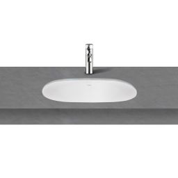 Outlet - Ksuro 109 umywalka 49,5x35 cm owalna podblatowa biała 20814000