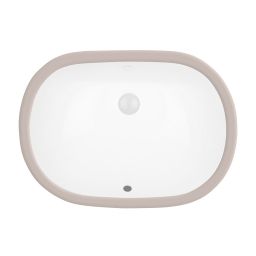 Ksuro 109 umywalka 49,5x35 cm owalna podblatowa biała 20814000