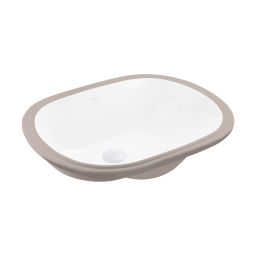 Ksuro 109 umywalka 49,5x35 cm owalna podblatowa biała 20814000