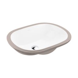 Ksuro 109 umywalka 49,5x35 cm owalna podblatowa biała 20814000