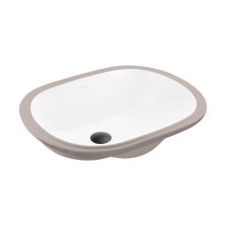 Ksuro 109 umywalka 49,5x35 cm owalna podblatowa biała 20814000