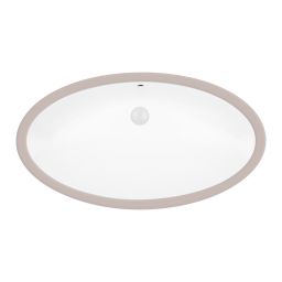 Ksuro 110 umywalka 68x34 cm podblatowa owalna biała 20015000