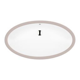 Ksuro 110 umywalka 68x34 cm podblatowa owalna biała 20015000