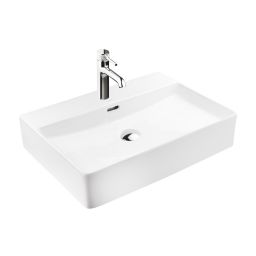 Ksuro 100 umywalka 59x43,5 cm nablatowa prostokątna biała 21000000