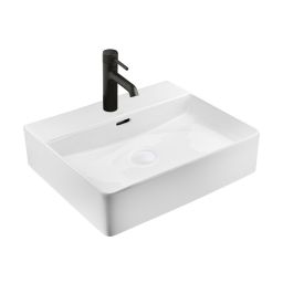 Ksuro 100 umywalka 50,5x43 cm nablatowa prostokątna biała 21001000