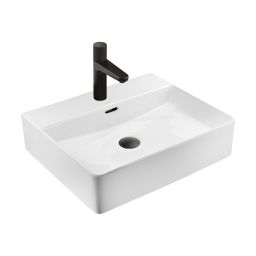 Ksuro 100 umywalka 50,5x43 cm nablatowa prostokątna biała 21001000