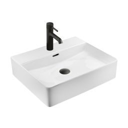 Ksuro 100 umywalka 50,5x43 cm nablatowa prostokątna biała 21001000