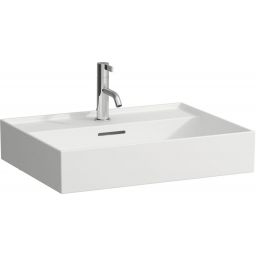 Laufen Kartell umywalka 60x46 cm prostokątna ścienna-meblowa biała H8103337571041
