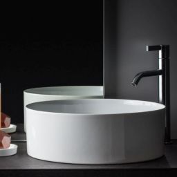Laufen Living umywalka 37 cm okrągła nablatowa biała H8114357571121