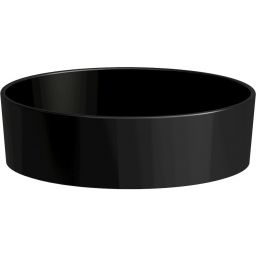 Laufen Kartell umywalka 42 cm nablatowa okrągła czarny mat H8123317161121