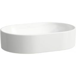 Laufen Savoy umywalka 55x38 cm owalna nablatowa biała H8129440001091