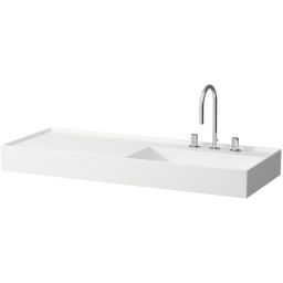 Laufen Kartell umywalka 120x46 cm prostokątna Clean Coat biała H8133324001121