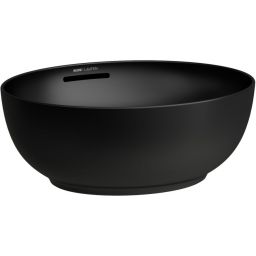 Laufen Ilbagnoalessi umywalka 45x40 cm owalna nablatowa czarny mat H8189767161091