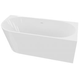 LaVita Caldera wanna przyścienna 160x75 cm prostokątna biała 5900378333753