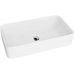 LaVita Pasana umywalka 60,5x34 cm prostokątna nablatowa biała