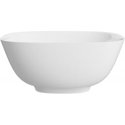 Lavaberg Hav umywalka 40x40 cm kwadratowa nablatowa biały połysk 663129041003