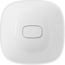 Lavaberg Hav umywalka 40x40 cm kwadratowa nablatowa biały połysk 663129041003