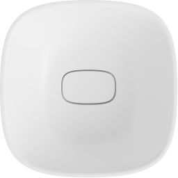 Lavaberg Hav umywalka 40x40 cm kwadratowa nablatowa biały mat 663129041033