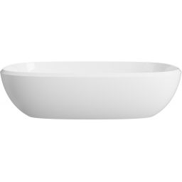 Lavaberg Freya umywalka 55x42 cm prostokątna nablatowa biały połysk 663132060003