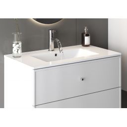 Megstyl Arica umywalka 81x46,5 cm prostokątna wpuszczana biała 3186