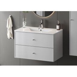 Megstyl Arica umywalka 81x46,5 cm prostokątna wpuszczana biała 3186