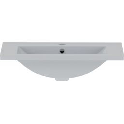 Megstyl Sona umywalka 61x46,5 cm prostokątna wpuszczana biała 3191