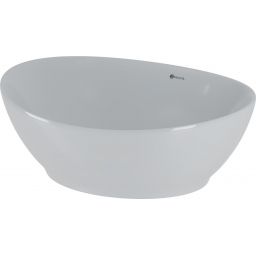 Megstyl Zora umywalka 41x34 cm owalna nablatowa biała 3192