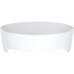 Miraggio Evora umywalka 50x32 cm nablatowa owalna biały połysk 0000189