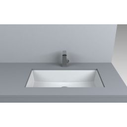 Miraggio Bogota umywalka 60,5x30 cm podblatowa prostokątna biały połysk 0000493