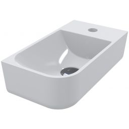 Miraggio Ko umywalka 40x22 cm narożna ścienna biała 69125607