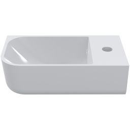 Miraggio Ko umywalka 40x22 cm narożna ścienna biała 69125607