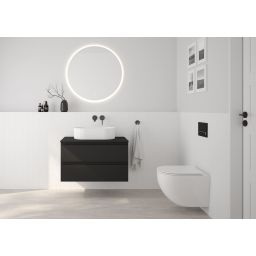 Oltens Gulfoss haczyk na ręcznik podwójny grafit 80002400